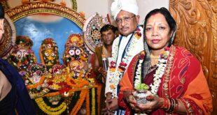 परंपरागत श्रद्धा-भक्ति और उल्लास के वातावरण में निकाली गई भव्य रथयात्रा