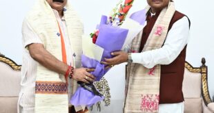 मुख्यमंत्री श्री विष्णु देव साय से केन्द्रीय कोयला एवं खान राज्य मंत्री श्री सतीश चन्द्र दुबे ने की सौजन्य मुलाकात