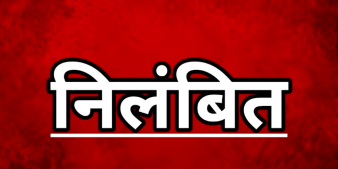 प्रभारी जिला शिक्षा अधिकारी एल.पी. पटेल निलंबित