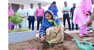 रायपुर : मंत्री श्रीमती लक्ष्मी राजवाड़े ने ‘मोर गोठ ल सुनगा, हर घर मुनगा अभियान’ का किया शुभारंभ