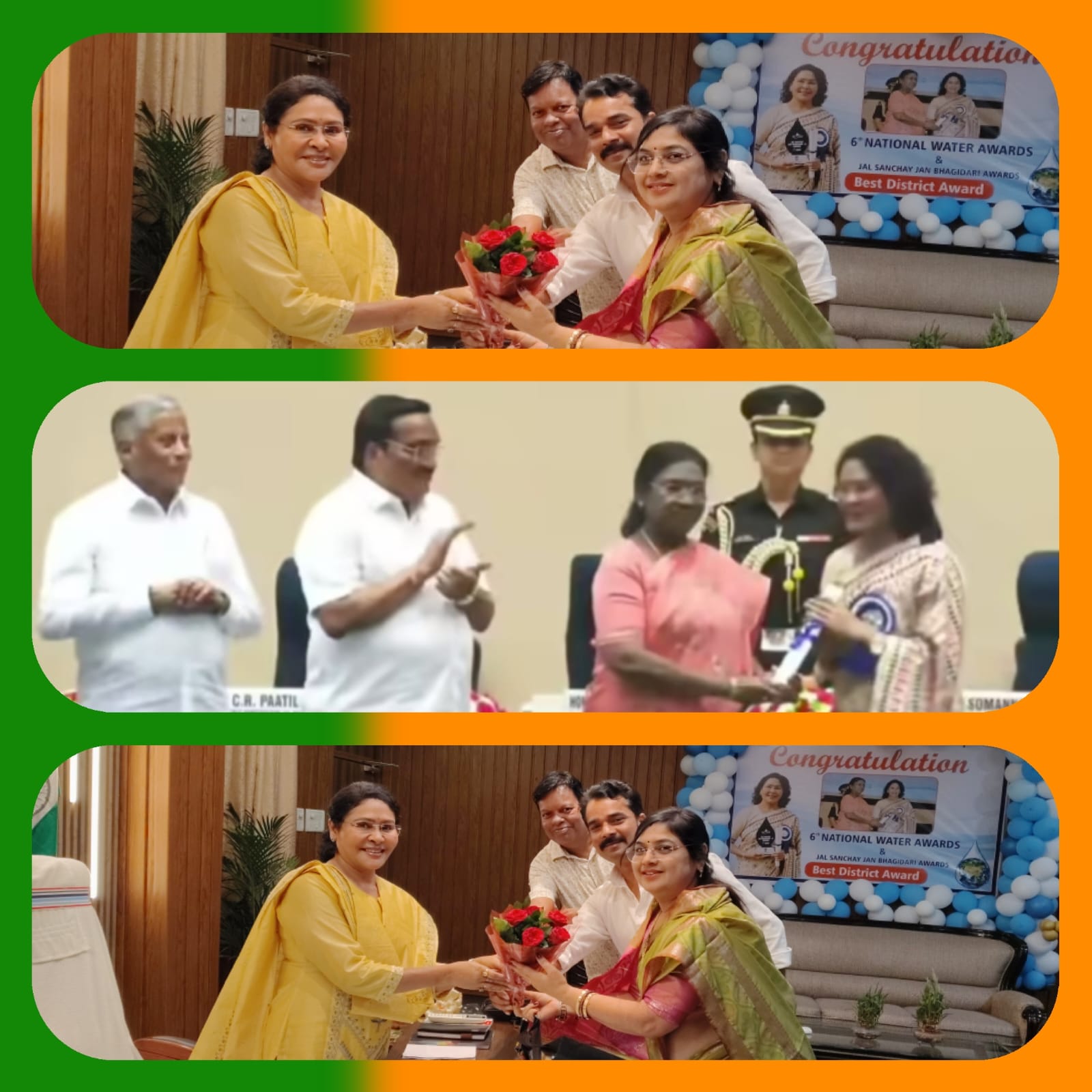 नपाध्यक्ष श्रीमती प्रतिभा चौधरी ने जल संचयन अवार्ड प्राप्त करने के लिए बालोद कलेक्टर को दी बधाई…..